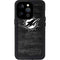 NFL Miami Dolphins Black & White iPhone 14 Pro Waterproof Case