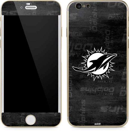 NFL Miami Dolphins Black & White iPhone 6/6s Skin