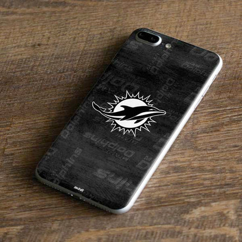 NFL Miami Dolphins Black & White iPhone 7 Plus Skin