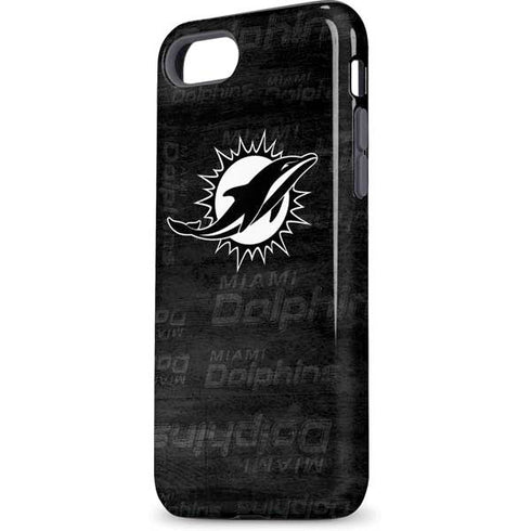 NFL Miami Dolphins Black & White iPhone 8 Pro Case