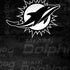 NFL Miami Dolphins Black & White iPhone X Pro Case