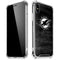 NFL Miami Dolphins Black & White iPhone X/XS Clear Case