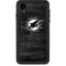 NFL Miami Dolphins Black & White iPhone XR Waterproof Case