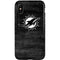 NFL Miami Dolphins Black & White iPhone XS Pro Case