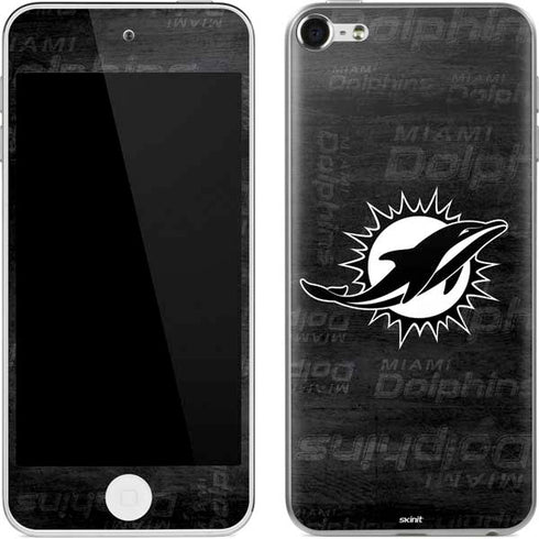 NFL Miami Dolphins Black & White Apple iPod Skin