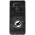 NFL Miami Dolphins Black & White LG K51/Q51 Clear Case