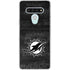 NFL Miami Dolphins Black & White LG Stylo 6 Clear Case