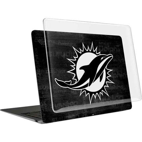 NFL Miami Dolphins Black & White MacBook Air 13in M1 (2021) Case plus Skin