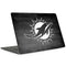 NFL Miami Dolphins Black & White Apple MacBook Pro 15-inch Skin