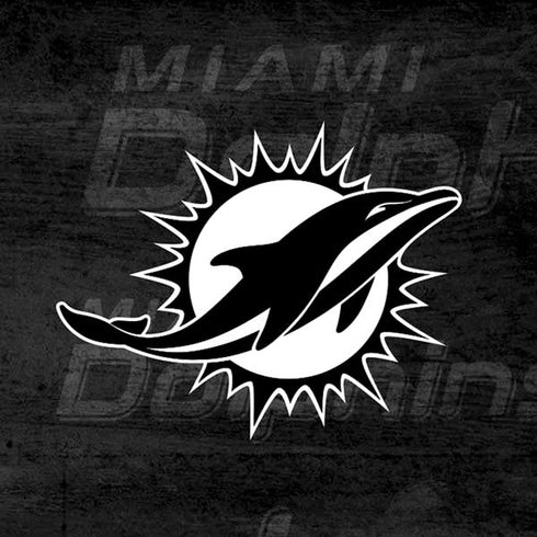 NFL Miami Dolphins Black & White Moto E5 Play Skin