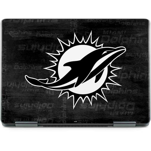 NFL Miami Dolphins Black & White Notebook 9 Pro 13in (2017) Skin