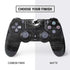 NFL Miami Dolphins Black & White PS4 Controller Skin