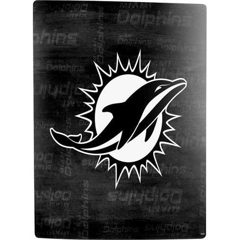 NFL Miami Dolphins Black & White PS5 Digital Edition Bundle Skin