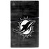 NFL Miami Dolphins Black & White PS5 Slim Disk Console Skin
