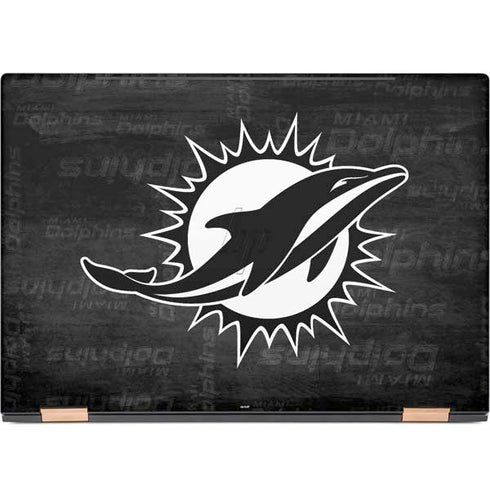 NFL Miami Dolphins Black & White HP Spectre Skin