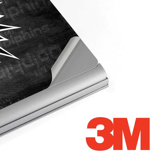 NFL Miami Dolphins Black & White Surface Book 2 13.5in Skin