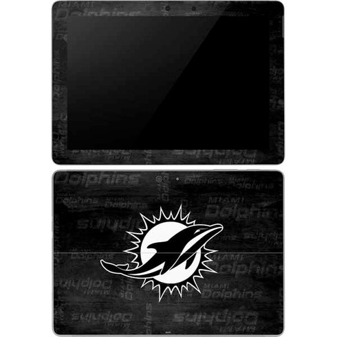 NFL Miami Dolphins Black & White Surface Go Skin