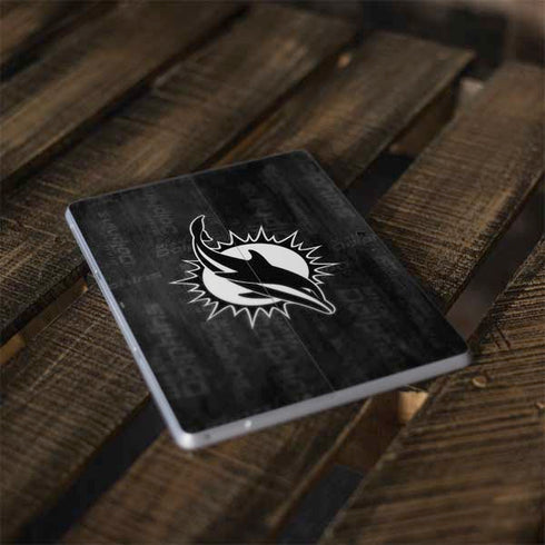 NFL Miami Dolphins Black & White Surface Go Skin