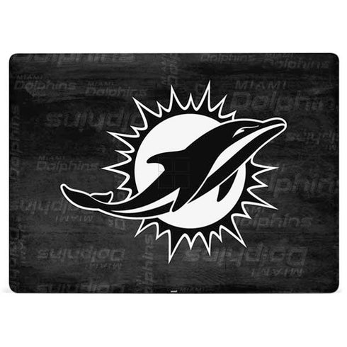 NFL Miami Dolphins Black & White Surface Laptop 2 Skin