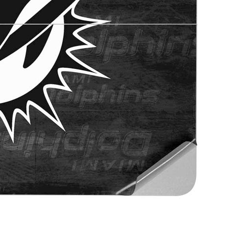 NFL Miami Dolphins Black & White Surface Laptop Studio Skin