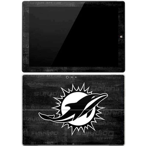 NFL Miami Dolphins Black & White Surface Pro 3 Skin