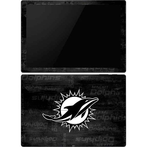 NFL Miami Dolphins Black & White Surface Pro 6 Skin