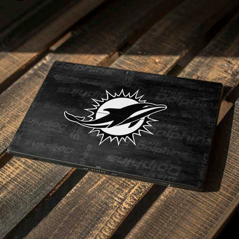 NFL Miami Dolphins Black & White Surface Pro 6 Skin
