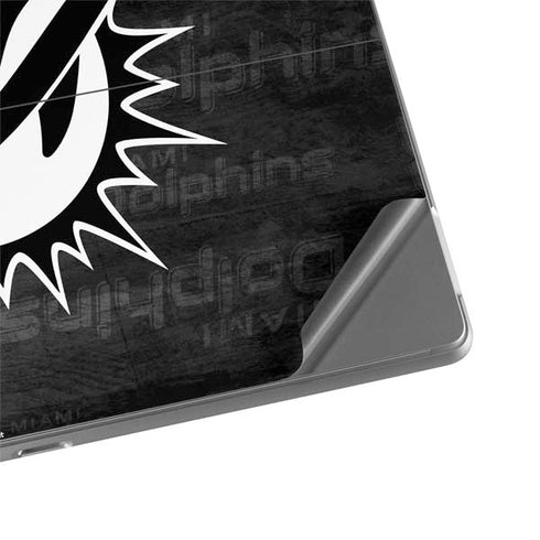 NFL Miami Dolphins Black & White Surface Pro 8 Skin