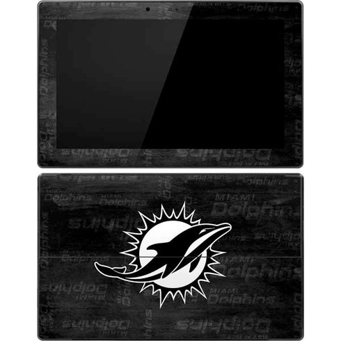 NFL Miami Dolphins Black & White Surface Pro Tablet Skin