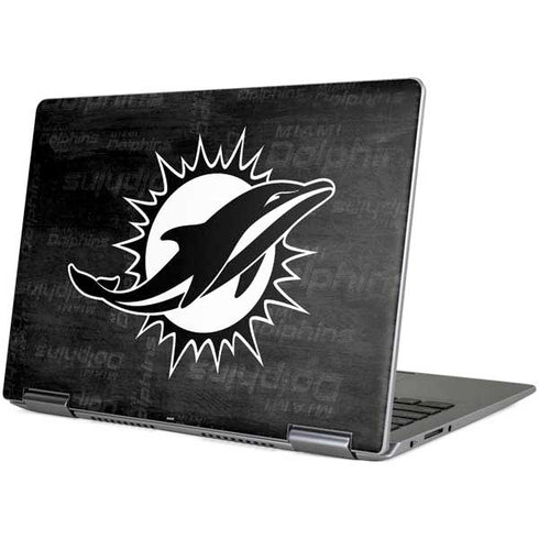 NFL Miami Dolphins Black & White Yoga 710 14in Skin