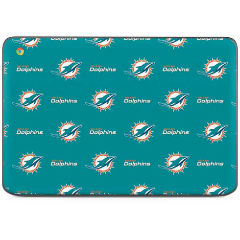 NFL Miami Dolphins Blitz Series HP Chromebook Skin