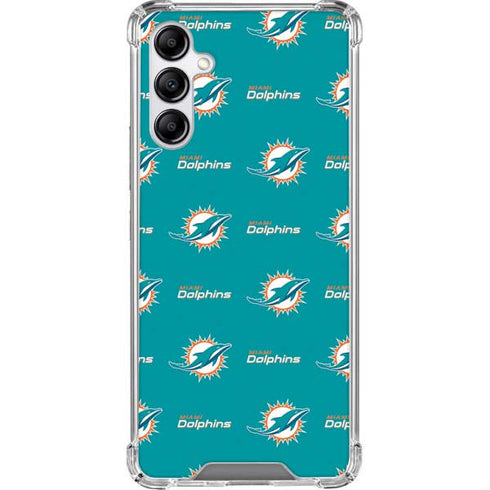 NFL Miami Dolphins Blitz Series Galaxy A14 5G Clear Case