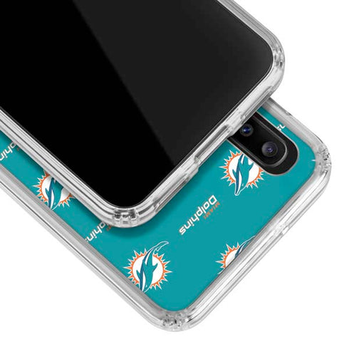 NFL Miami Dolphins Blitz Series Galaxy A20 Clear Case