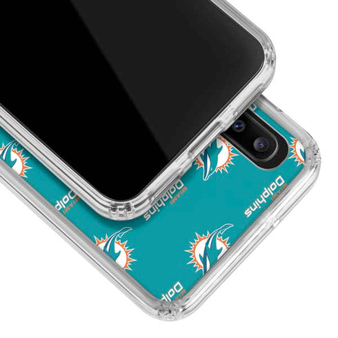 NFL Miami Dolphins Blitz Series Galaxy A30 Clear Case