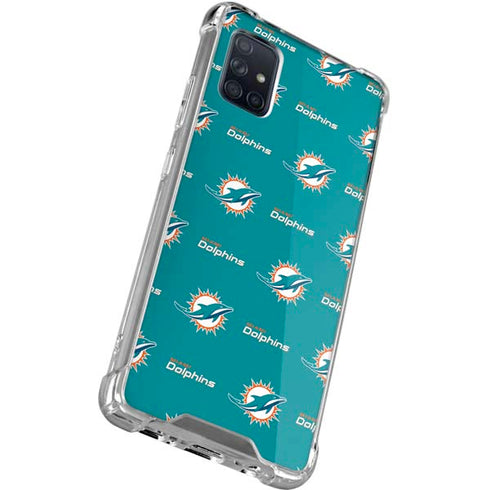 NFL Miami Dolphins Blitz Series Galaxy A51 5G Clear Case