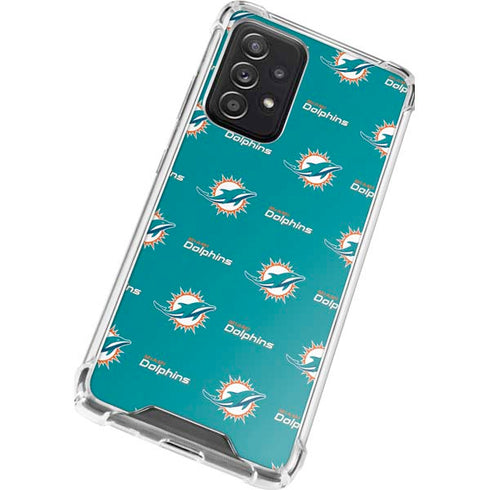 NFL Miami Dolphins Blitz Series Galaxy A52 5G Clear Case