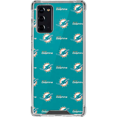 NFL Miami Dolphins Blitz Series Galaxy Note20 5G Clear Case