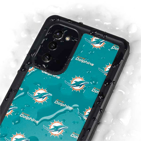 NFL Miami Dolphins Blitz Series Galaxy Note20 5G Waterproof Case
