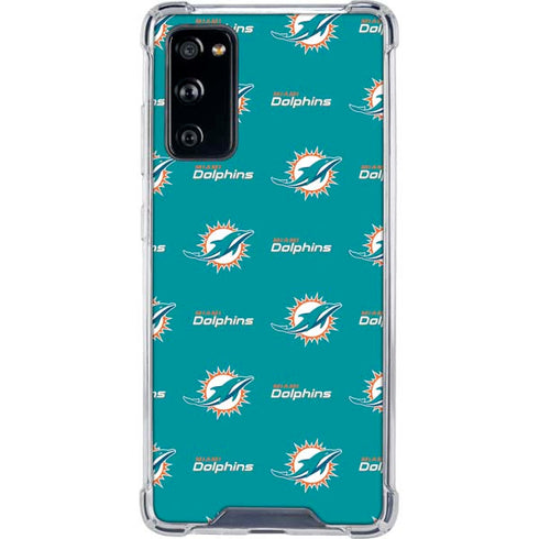 NFL Miami Dolphins Blitz Series Galaxy S20 FE Clear Case