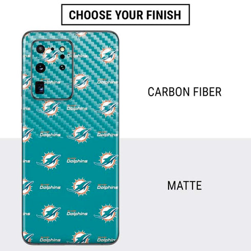 NFL Miami Dolphins Blitz Series Galaxy S20 Ultra 5G Skin