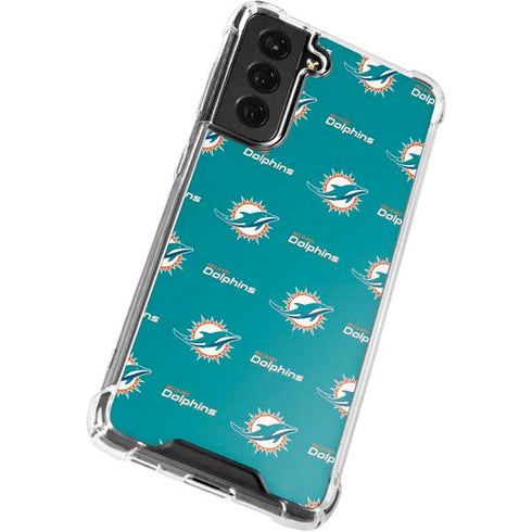 NFL Miami Dolphins Blitz Series Galaxy S21 FE Clear Case