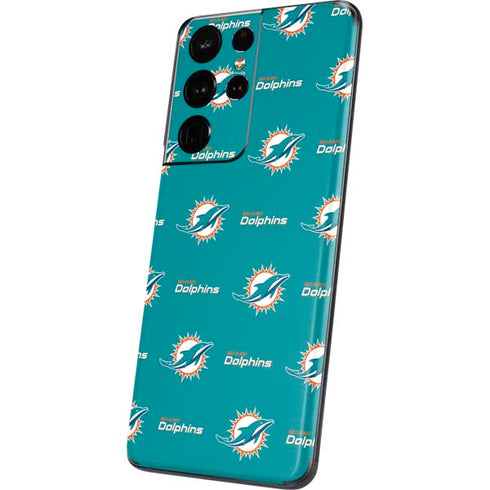 NFL Miami Dolphins Blitz Series Galaxy S21 Ultra 5G Skin