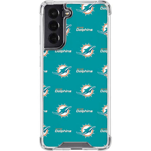 NFL Miami Dolphins Blitz Series Galaxy S22 Clear Case