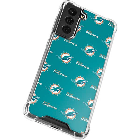 NFL Miami Dolphins Blitz Series Galaxy S22 Plus Clear Case