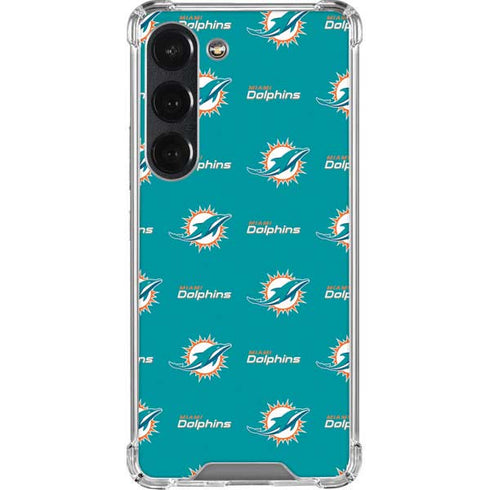NFL Miami Dolphins Blitz Series Galaxy S23 Clear Case