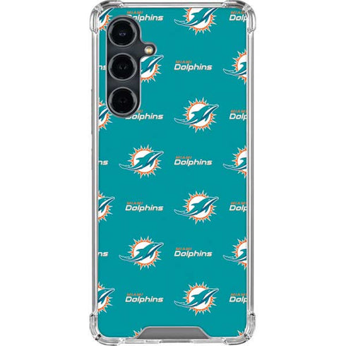 NFL Miami Dolphins Blitz Series Galaxy S23 FE Clear Case