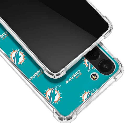 NFL Miami Dolphins Blitz Series Galaxy S23 Plus Clear Case