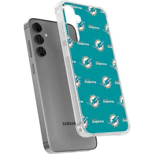 NFL Miami Dolphins Blitz Series Galaxy S24 Plus Clear Case