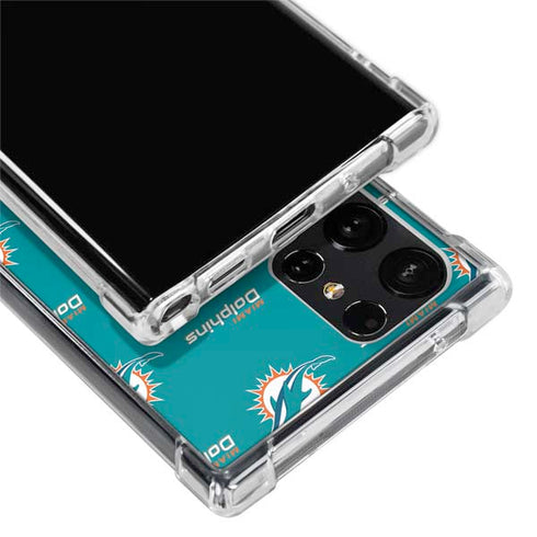 NFL Miami Dolphins Blitz Series Galaxy S24 Ultra Clear Case