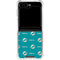 NFL Miami Dolphins Blitz Series Galaxy Z Flip5 5G Clear Case